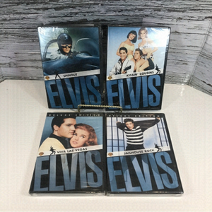 Elvis Spinout Kissin Cousins Viva Las Vegas Jailhouse Rock DVDs set of 4